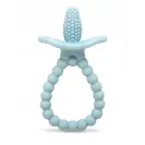 RAZBABY GRYZAK SILIKONOWY NA ZĄBKOWANIE DLA NIEMOWLĄT BŁĘKITNY