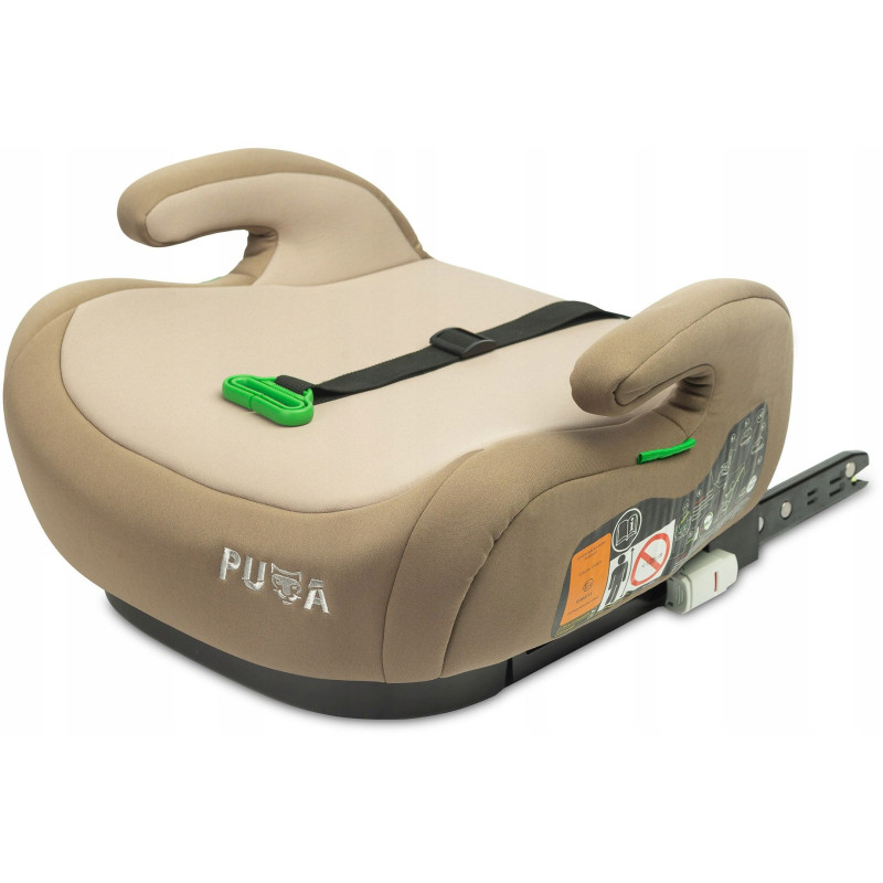 Caretero Puma i-Size PODSTAWKA Fotelik do Samochodu Auta Booster Isofix beige