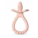 RAZBABY GRYZAK SILIKONOWY NA ZĄBKOWANIE DLA NIEMOWLĄT RÓŻOWY