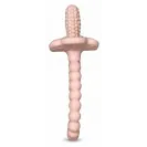 RAZBABY GRYZAK SILIKONOWY NA ZĄBKOWANIE DLA NIEMOWLĄT RÓŻOWY