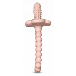 RAZBABY GRYZAK SILIKONOWY NA ZĄBKOWANIE DLA NIEMOWLĄT RÓŻOWY