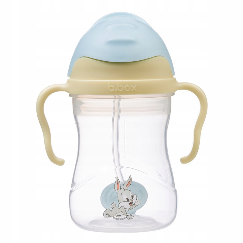 B.BOX BIDON KUBEK Z OBCIĄŻONĄ SŁOMKĄ RURKĄ DLA DZIECI 240ml Looney Tunes