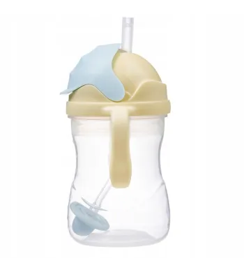 B.BOX BIDON KUBEK Z OBCIĄŻONĄ SŁOMKĄ RURKĄ DLA DZIECI 240ml Looney Tunes