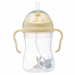 B.BOX BIDON KUBEK Z OBCIĄŻONĄ SŁOMKĄ RURKĄ DLA DZIECI 240ml Looney Tunes