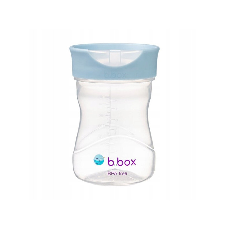 B.box Kubek do nauki picia dla dziecka - kubek treningowy 240 ml Błękitny