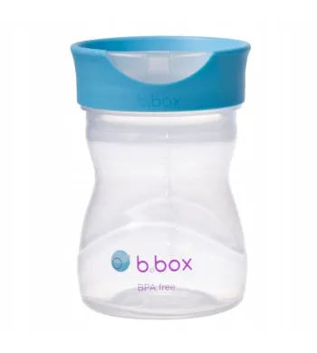 B.box Kubek do nauki picia dla dziecka - kubek treningowy 240 ml borówkowy