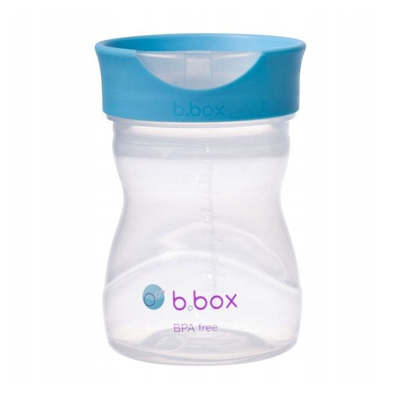 B.box Kubek do nauki picia dla dziecka - kubek treningowy 240 ml borówkowy