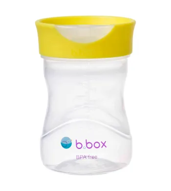 B.box Kubek do nauki picia dla dziecka - kubek treningowy 240 ml cytrynowy