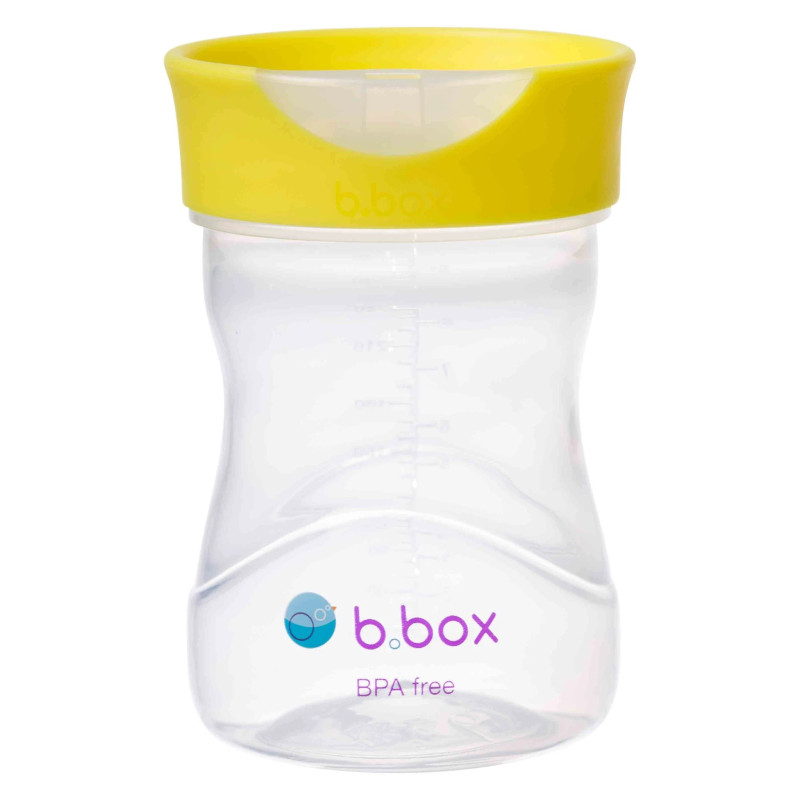 B.box Kubek do nauki picia dla dziecka - kubek treningowy 240 ml cytrynowy