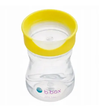 B.box Kubek do nauki picia dla dziecka - kubek treningowy 240 ml cytrynowy