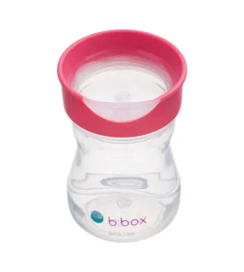 B.box Kubek do nauki picia dla dziecka - kubek treningowy 240 ml malinowy