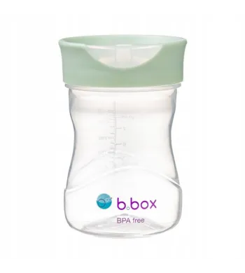 B.box Kubek do nauki picia dla dziecka - kubek treningowy 240 ml szałwia