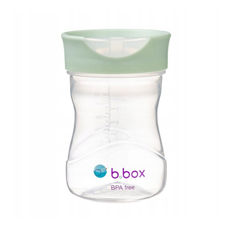 B.box Kubek do nauki picia dla dziecka - kubek treningowy 240 ml szałwia