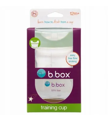 B.box Kubek do nauki picia dla dziecka - kubek treningowy 240 ml szałwia