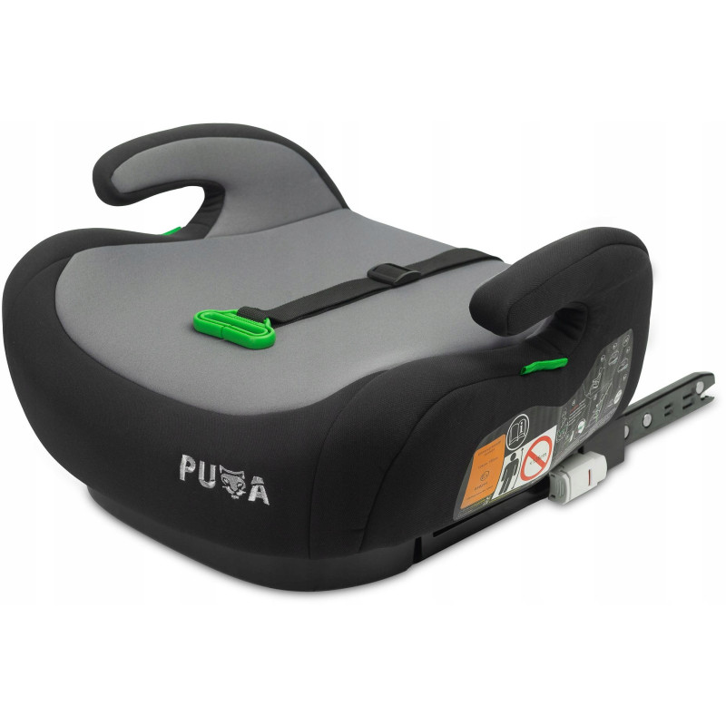 Caretero Puma i-Size PODSTAWKA Fotelik do Samochodu Auta Booster Isofix black