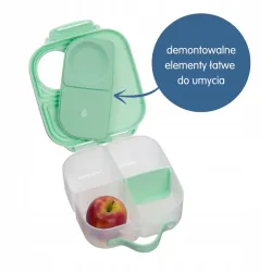 B.BOX MINI LUNCHBOX ŚNIADANIÓWKA Z PRZEGRÓDKAMI Spearmint B.BOX MINI LUNCHBOX ŚNIADANIÓWKA Z PRZEGRÓDKAMI Spearmint