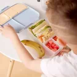 B.BOX duży lunchbox śniadaniówka z wkładem chłodzącym Feeling Peachy