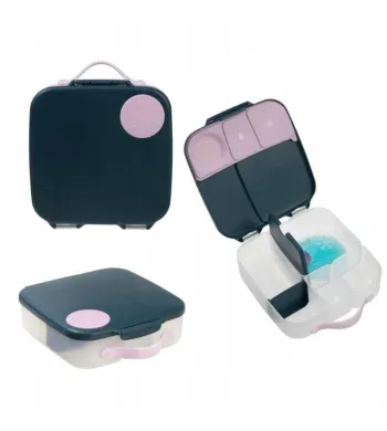 B.BOX duży lunchbox śniadaniówka z wkładem chłodzącym Indigo Rose
