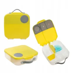 B.BOX duży lunchbox śniadaniówka z wkładem chłodzącym Lemon Sherbet B.BOX duży lunchbox śniadaniówka z wkładem chłodzącym Lemon Sherbet