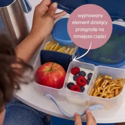 B.BOX duży lunchbox śniadaniówka z wkładem chłodzącym midnight