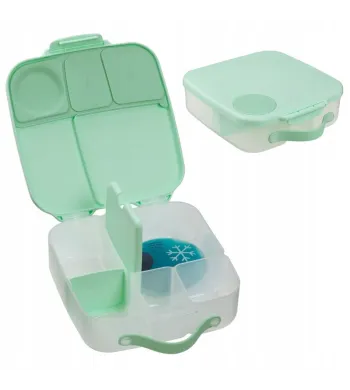 B.BOX duży lunchbox śniadaniówka z wkładem chłodzącym Spermint