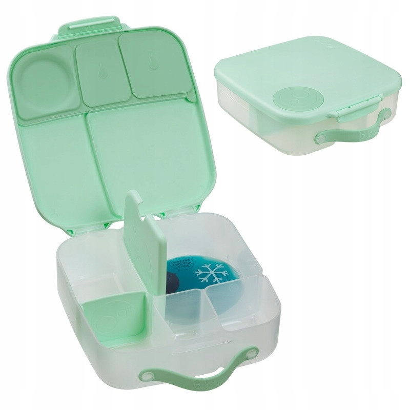 B.BOX duży lunchbox śniadaniówka z wkładem chłodzącym Spermint