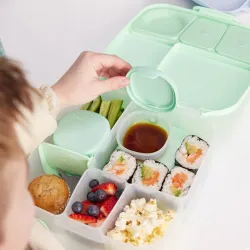 B.BOX duży lunchbox śniadaniówka z wkładem chłodzącym Spermint