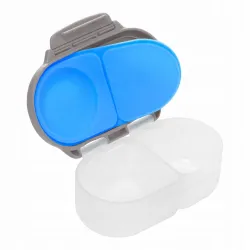 B.Box Snackbox szczelny pojemnik na przekąski i jedzenie  Blue Slate