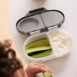 B.Box Snackbox szczelny pojemnik na przekąski i jedzenie  Graphite