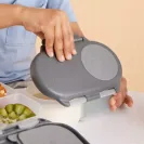 B.Box Snackbox szczelny pojemnik na przekąski i jedzenie  Graphite