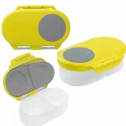 B.Box Snackbox szczelny pojemnik na przekąski i jedzenie Lemon Sherbet B.Box Snackbox szczelny pojemnik na przekąski i jedzenie Lemon Sherbet