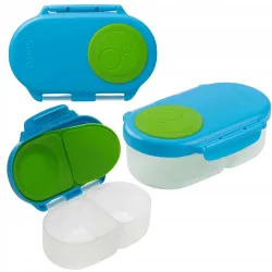 B.Box Snackbox szczelny pojemnik na przekąski i jedzenie Ocean Breeze B.Box Snackbox szczelny pojemnik na przekąski i jedzenie Ocean Breeze