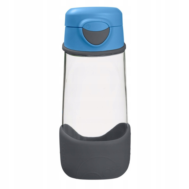 B.Box Sportowa butelka tritanowa BIDON 450 ml z ustnikiem Blue Slate