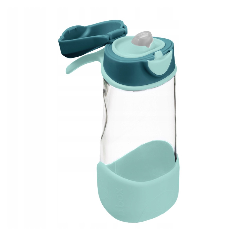 B.Box Sportowa butelka tritanowa BIDON 450 ml z ustnikiem Emerald Forest