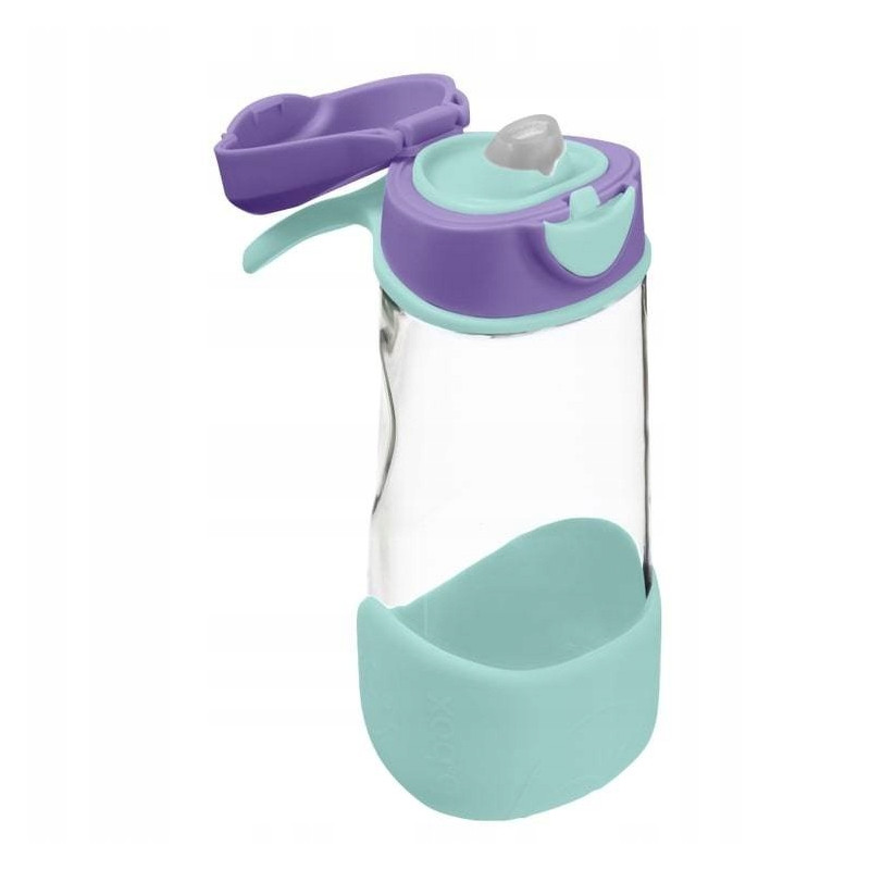 B.Box Sportowa butelka tritanowa BIDON 450 ml z ustnikiem Lilac Pop