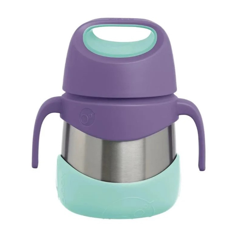 B.box Termos obiadowy na zupę, obiad dla dzieci 335 ml Lilac Pop