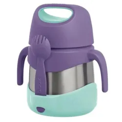 B.box Termos obiadowy na zupę, obiad dla dzieci 335 ml Lilac Pop