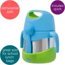 B.box Termos obiadowy na zupę, obiad dla dzieci 335 ml Ocean Breeze