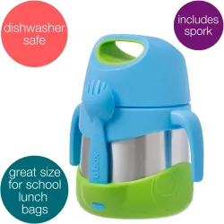 B.box Termos obiadowy na zupę, obiad dla dzieci 335 ml Ocean Breeze