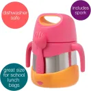 B.box Termos obiadowy na zupę, obiad dla dzieci 335 ml Strawberry Shake