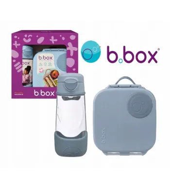 B.box Zestaw 2W1 Butelka sportowa tritan 450ml + Mini Lunchbox Chill Out