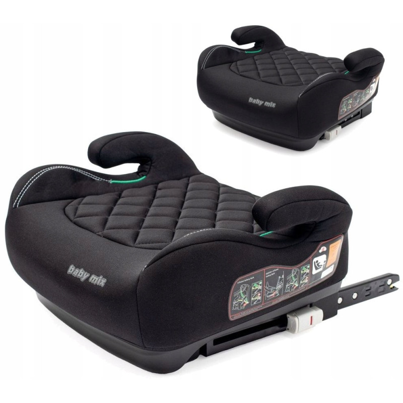 Baby Mix Hero Plus i-Size  fotelik, podstawka, siedzisko z isofix BLACK