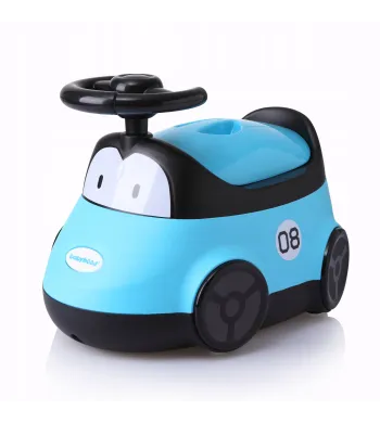 BabyHood nocnik dziecięcy Autko z wyjmowanym wkładem niebieski