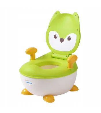 BabyHood nocnik dziecięcy LIS z wyjmowanym wkładem zielony