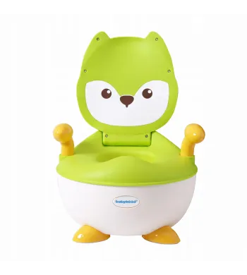 BabyHood nocnik dziecięcy LIS z wyjmowanym wkładem zielony