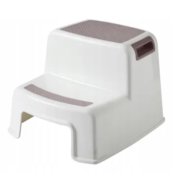BABYHOOD  Podest, stopień dla dzieci podnóżek Premium - ciemnobeżowy
