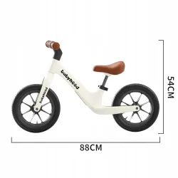 Babyhood Rowerek biegowy dla dzieci Rower dziecięcy - Biały Babyhood Rowerek biegowy dla dzieci Rower dziecięcy - Biały