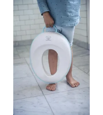 BABYBJORN - nakładka na deskę sedesową biały/turkus