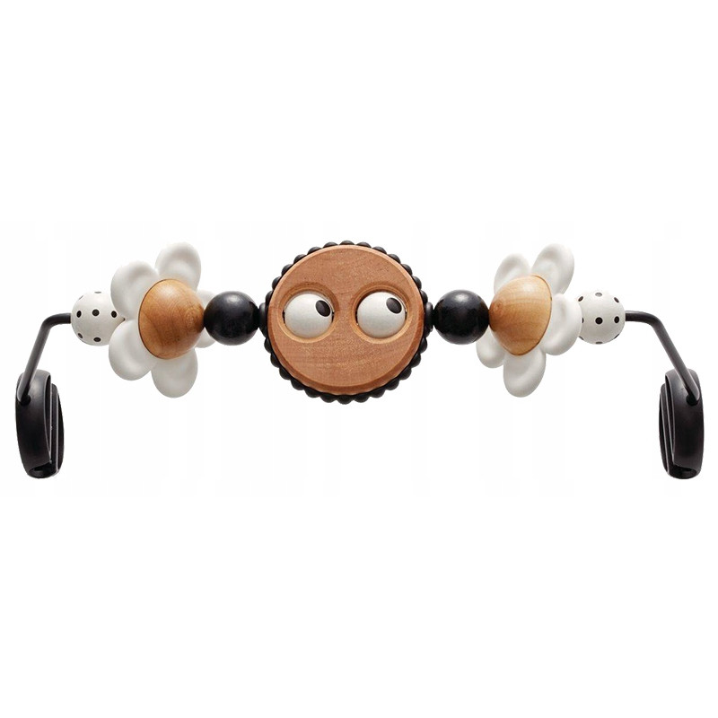 BabyBjorn pałąk zabawka do leżaczka Googly Eyes black white
