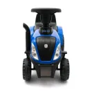 Baby Mix New Holland jeździk traktor z przyczepą i narzędziami żółty